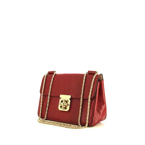 chloe elsie bag red|chloe woven bag.